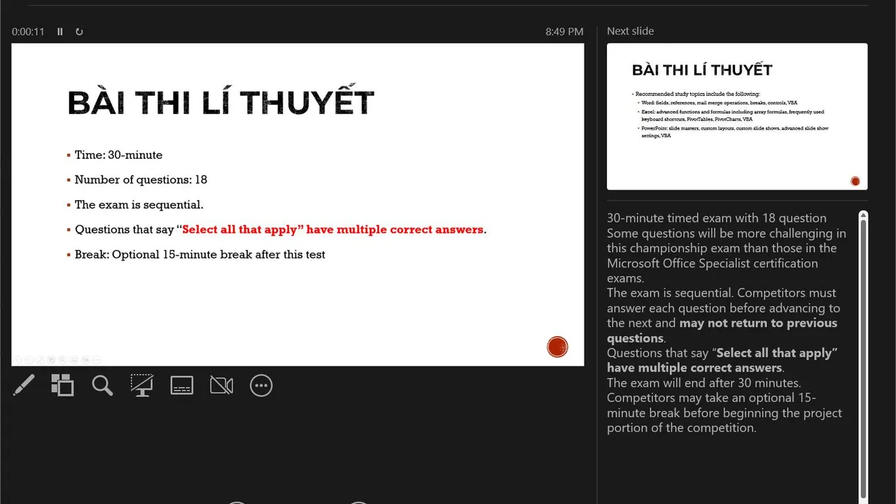 Bài 1: Note & Presenter View - 2 công cụ khá hữu ích hỗ trợ việc thuyết trình